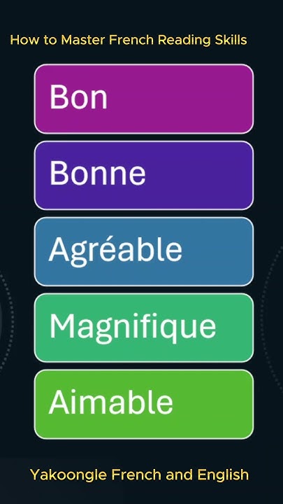 How To Master French Reading Skills bonne agr able aimable YouTube how-to-master-french-reading-skills-bonne-agr-able-aimable-youtube