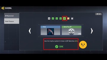 Under Pressure ( Heartbeat sensor ) - Use trophy system 5 times in MP matches