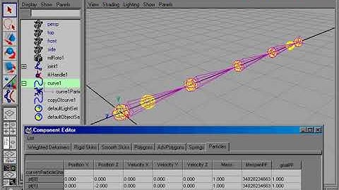 secondary animation with dynamics maya