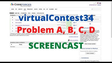 virtualContest34 Video Editorial Codeforces