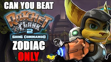 Can YOU Beat Ratchet & Clank 2 USING ONLY the ZODIAC (ft.MattOmega)