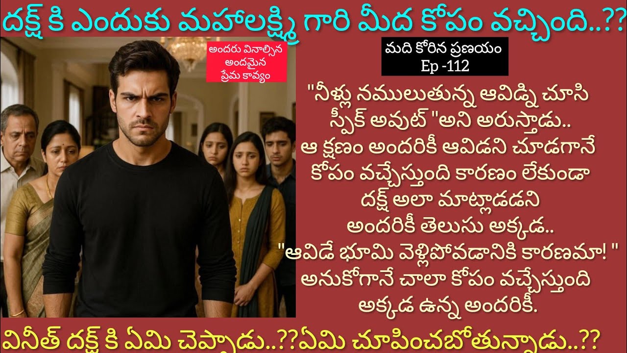 మది కోరిన ప్రణయం♥️-112 వినీత్ దక్ష్ కి భూమి గురించి ఏమి చెప్పాడు.?#hearttouching#teluguaudiostories 