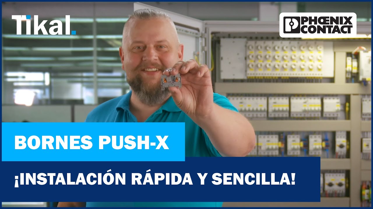 Bornes Push-X de Phoenix Contact