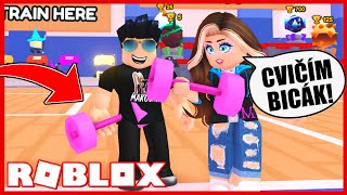 PORAZÍM MAKKY V PÁCE?😂Roblox Arm Wrestle Simulator w/@Makousek​