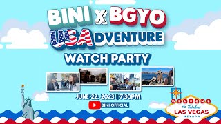 #Bini : #Binixbgyo_Usadventure Premiere Watch Party