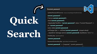 VS Code: Quick Search 🔍