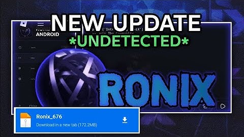 Ronix New Update Version 6.76 | 100% New & Working! No Ban