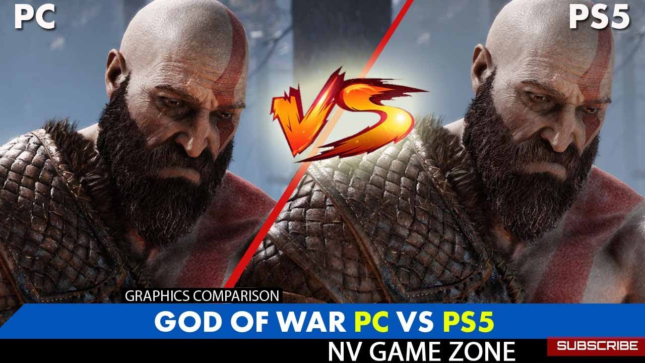 God Of War PS5 VS PC, Graphics Comparison, GOW PS5 VS PC