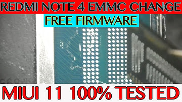 (हिंदी मैं)REDMI NOTE 4 (MIDO) EMCP CHANGE ONLY PROCESS AND FIRMWARE