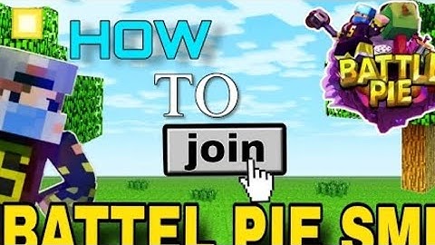 How to join battle pie server in minecraft PE || ‎⁨@YesSmartyPie⁩  