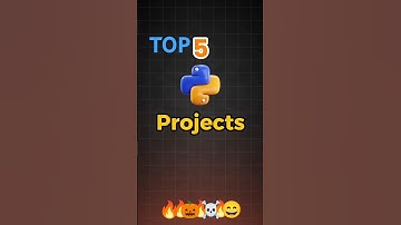 Top 5 Python Projects  | 😄 #coding #programming