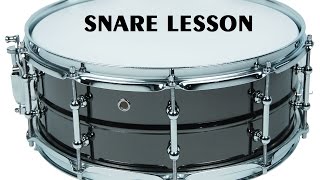 Snare Lesson