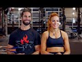 Seth Rollins and Becky Lynch are featured in “Muscle & Fitness”