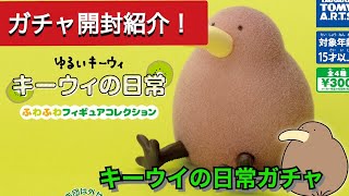 【ガチャガチャ開封紹介！】キーウイの日常ふわふわフィギュアコレクション開封！リアル！！