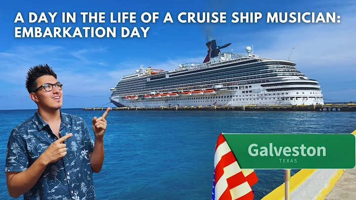 A DAY IN THE LIFE OF A CRUISE SHIP MUSICIAN: EMBARKATION DAY - CRUISE SHIP VLOG (Harry Michael)