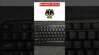 ⚖️ Balance Scale in MS Word – ALT+X Trick | #shorts #trending #computer #keyboard