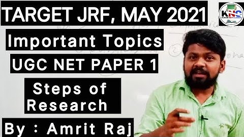 #TargetJRFMay2021 , Important Topics From Research Aptitude . UGCNet Paper one by Amrit Raj. L 03