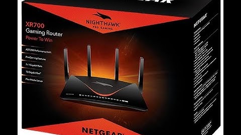 XR700-100NAS NetGear XR700 Nighthawk 6 Ports RJ 45 Pro Gaming Wireless Router