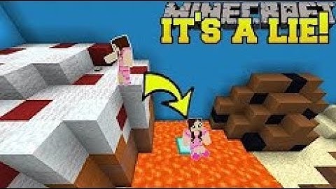 PopularMMOs Pat and Jen Minecraft_ THIS CAKE IS A LIE!!! - Trolling Buttons - Custom Map [1]