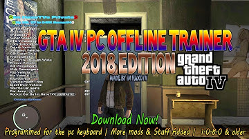 GTA 4 PC Mod Menu 2018 Online/Offline | XMC 6.0 | + Download