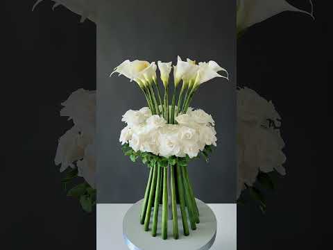 Эффектный торт на свадьбу. A wedding cake
