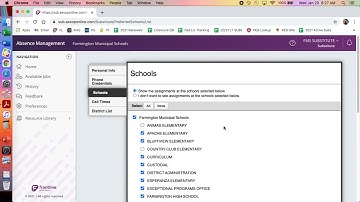 Frontline Substitute Tutorial School Year 2020 2021