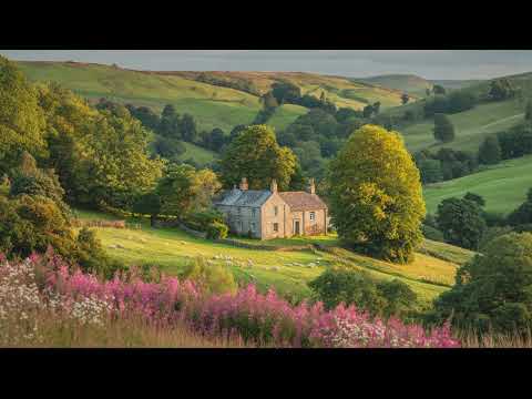 Countryside Morning In Bloom 🌸 Soft Piano For Concentration, Study & Slow Living