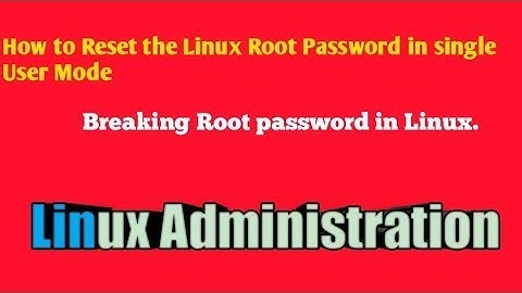 Redhat Linux root user password Reset | #linux #redhat #root #password #passwordreset #unix #users
