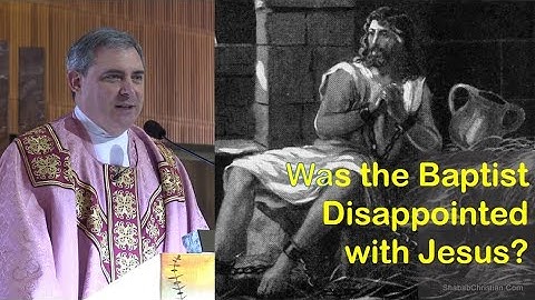 WAS JOHN THE BAPTIST DISAPPOINTED WITH JESUS? - Questions from Prison (Gaudete Sunday-3rd of Advent)