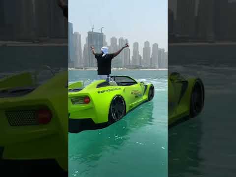 24 Hours On Tour With Fatman Scoop -Dubai – “Car Skiing” In Dubai! #shorts