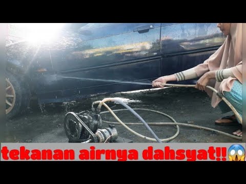 Cara membuat mesin cuci motor / mobil portable. 