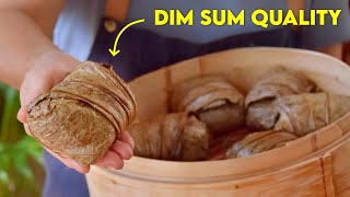 Dim Sum-level Lo Mai Gai, at home (糯米鸡)