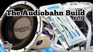 The Audiobahn Build pt.3 PRIMEIRA DEMO, montagem de amplificadores, configuração de ganhos em amp...