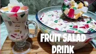 FRUIT SALAD DRINK RECIPE | By Kusina ni Mommy Bebe