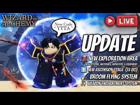 Menunggu Update Wizard Alchemy Lets Go ! | Roblox 🔴LIVE