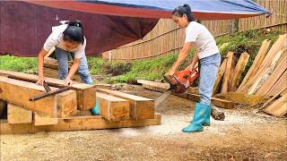 From Survival to Stability – An 18-Year-Old Mother Builds a Complete Wooden Stilt House Alone