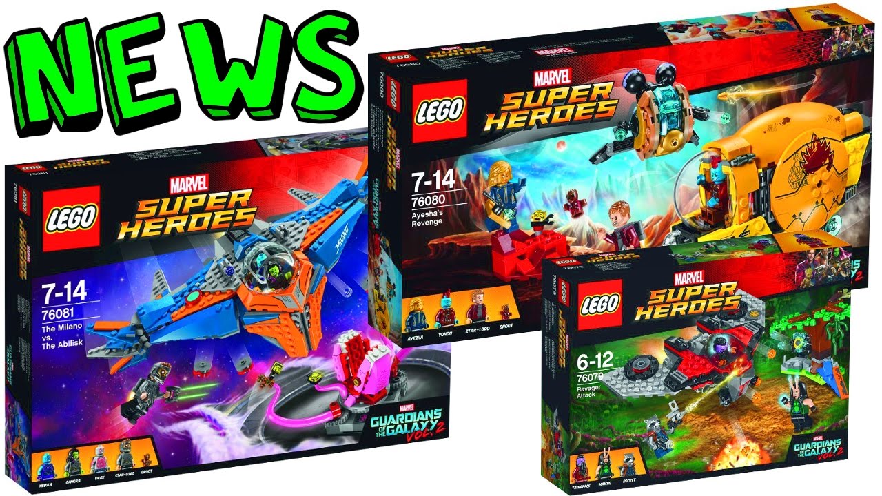 guardians of the galaxy 2 lego sets