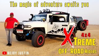 അടിപൊളി Desert Drive With Xtreme Off Road Riders In Abu Dhabi | Dune Bashing Safari | Bejoy Justin