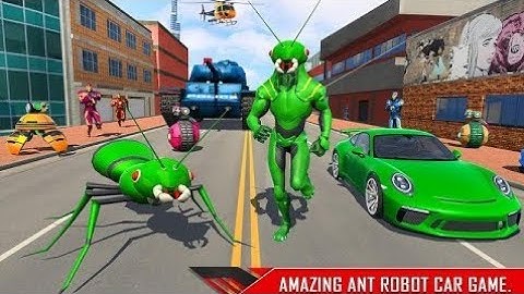 Ant robot car game is one of the best robot games for Android Phone!