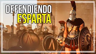 Defendiendo ESPARTA | Una Batalla Realista en Total War ROME 2