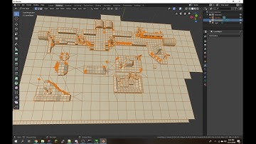 Frogger Map Editing in Blender