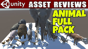 Unity Asset Reviews - Animals Full Pack from Protofactor