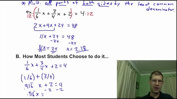 Algebra 2: 1.5 Solving Equations
