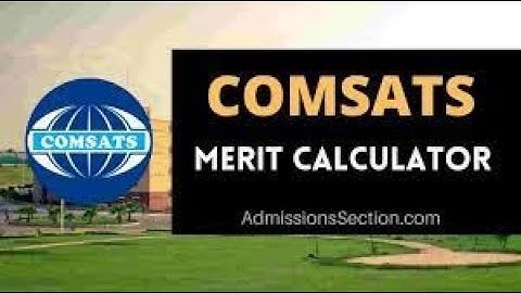 How to calculate your aggregate for admission in Comsats University Islamabad