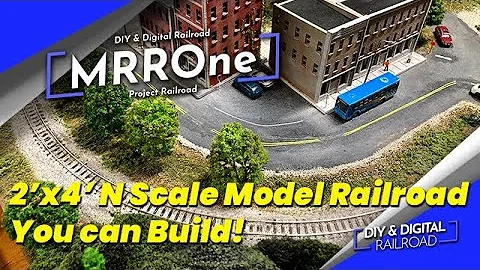 2x4 N Scale Model Railroad, MRROne Project Railroad Overview