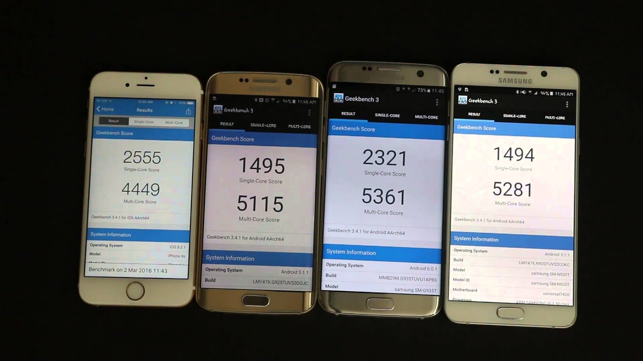 samsung galaxy s7 geekbench vs iphone 6s samsung galaxy s7 geekbench vs iphone 6s