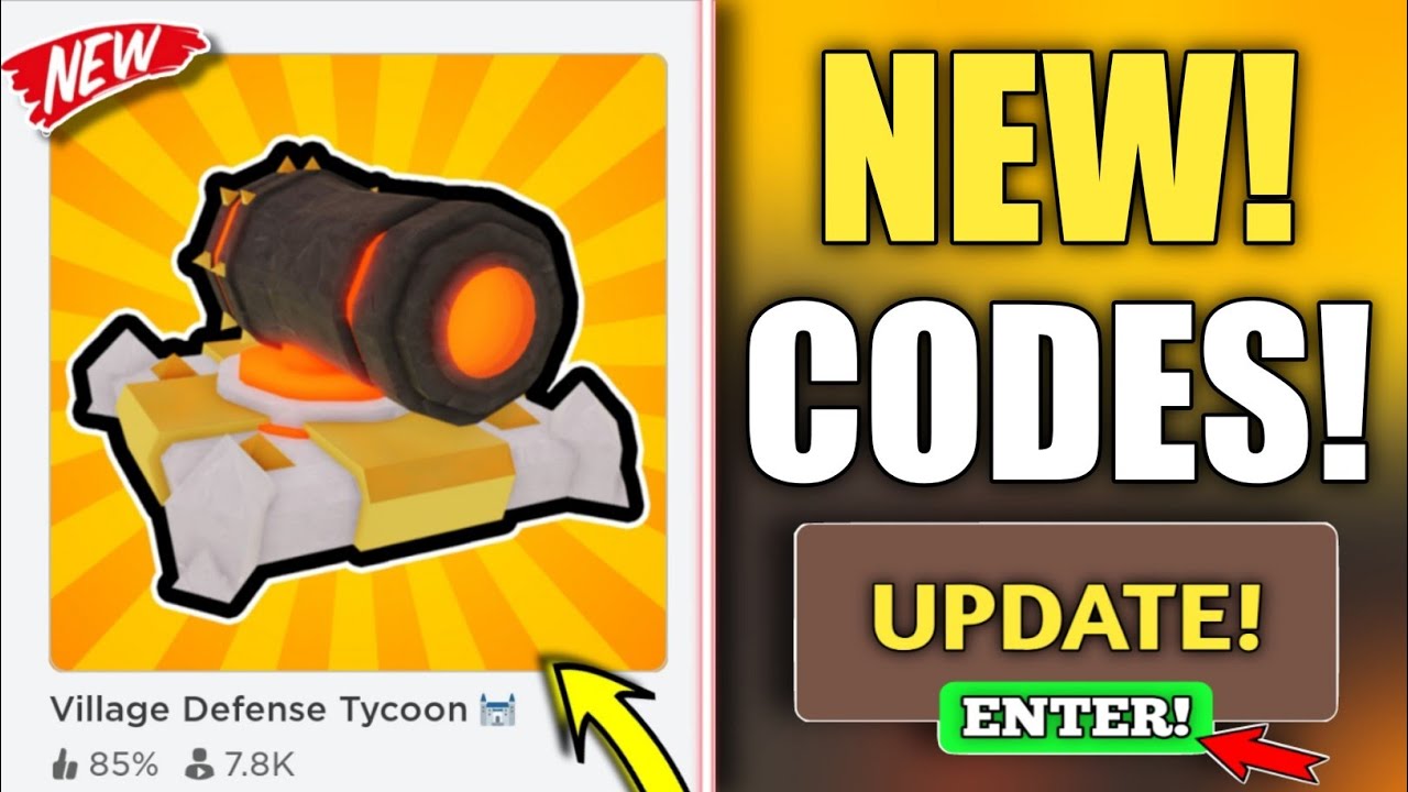 NEW* ALL WORKING CODES FOR VILLAGE DEFENSE TYCOON! ROBLOX VILLAGE DEFENSE TYCOON  CODES! 