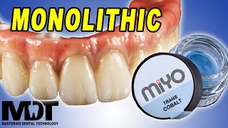 How to make an All On 4 Case in Monolithic Zirconia in 15 minutes Start to Finish