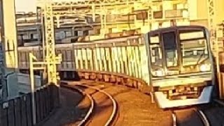 東京メトロ東西線15000系15115F各駅停車三鷹駅行き浦安駅到着(2022/12/24)