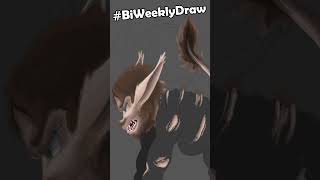 Cal the Werewolf Photoshop Speedpaint #art #shorts